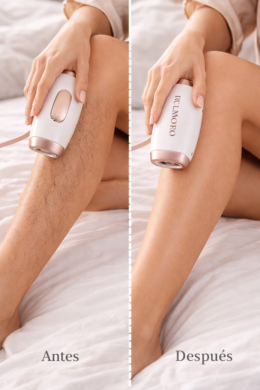 Antes y después — piernas